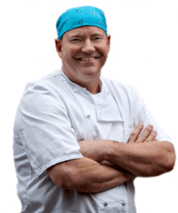 Picture of Kurt the the owner and head chef. 